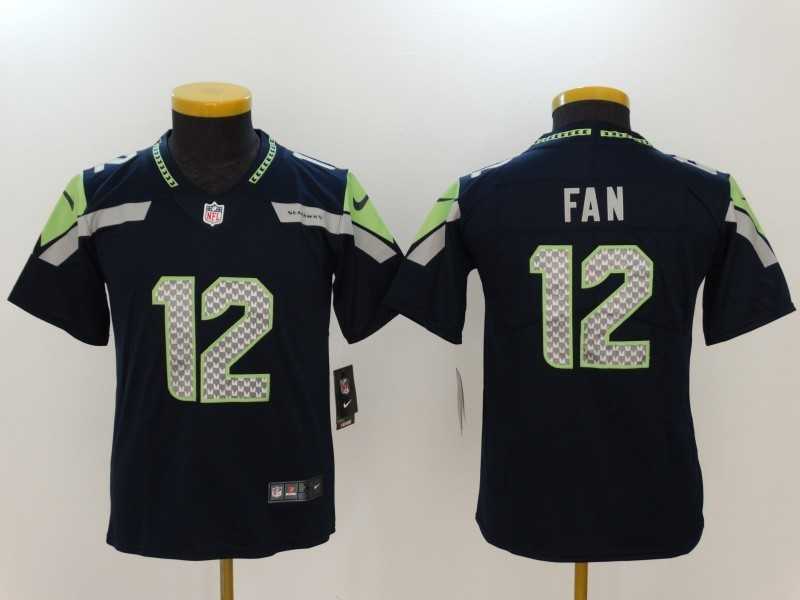 Youth Limited Nike Seattle Seahawks #12 Fan Navy Blue Vapor Untouchable Jersey,We sell and wholesale Youth Limited Nike Seattle Seahawks #12 Fan Navy Blue Vapor Untouchable Jersey on line form chian!